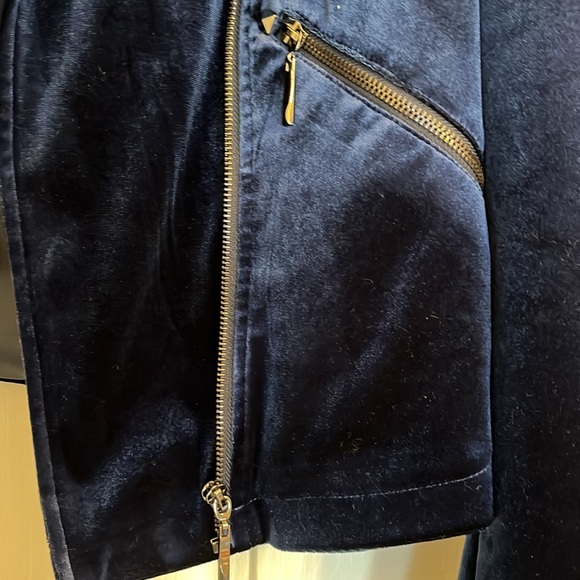 Badgley Alisha Bella velvet moto jacket - Picture 4 of 4